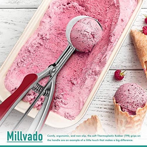 Millvado Stainless Steel Ice Cream and Cookie Millvado 3 Pack