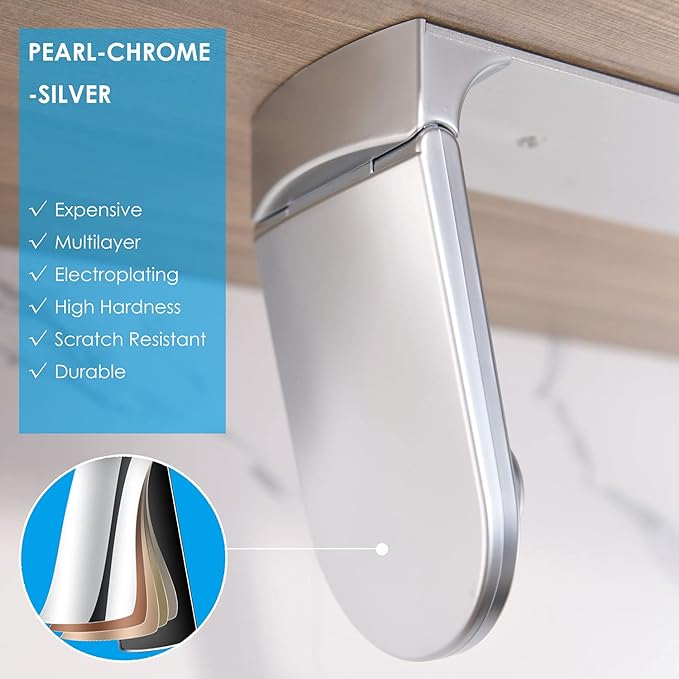 simpletome ONE Hand Tear Paper Towel Holder Under Cabinet Adhesive or Drilling - Image 5