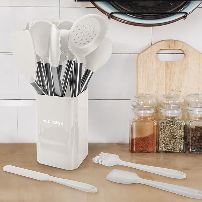 Kitchen Utensil Set-Silicone Cooking Utensils-33 Kitchen Gadgets & Spoons - Image 3