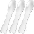 Pndeyo 3pcs Mini Stainless Steel Makeup Spatula, Reusable Cosmetic Cream by Pndeyo