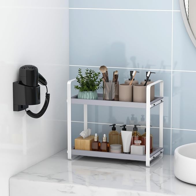 HNRLOY Bathroom Counter Organizer, Bathroom Countertop Organizer, Counter Shelf - Image 6