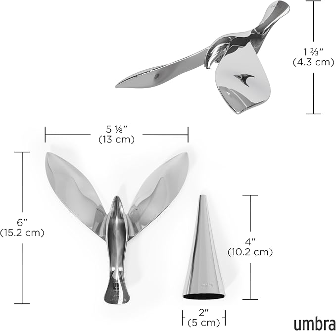 Umbra Tipsy Bottle Opener – Balancing Bird Sculptural Bar Tool and Accessory - Image 3