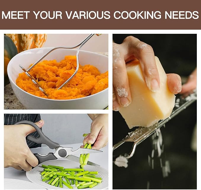 Kitchen Utensils Set-Silicone Cooking Utensils-32pcs Non-Stick Silicone Cooking - Image 8