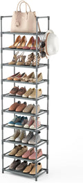 LANTEFUL 10 Tiers Tall Shoe Rack 20-25 Pairs Boots Organizer Storage Sturdy by LANTEFULforTidyingHouse