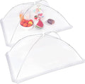 JULBEAR 2 Pcs 40x24inches Extra Large Mesh Food Cover Tent Umbrella Food Screen by JULBEAR
