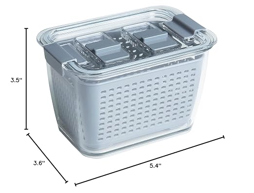 Kitchen Spaces Small Colander Stackable Food Storage Bin - Image 9