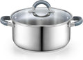 Cook N Home 5.5-Quart Sauce Pot Stainless Steel Stockpot by CookNHome