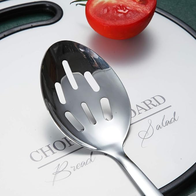 Berglander Stainless Steel Slotted and Basting Spoon, Heat Resistant, - Image 5