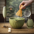 Matcha Whisk Set with Matcha Bowl by Unknown