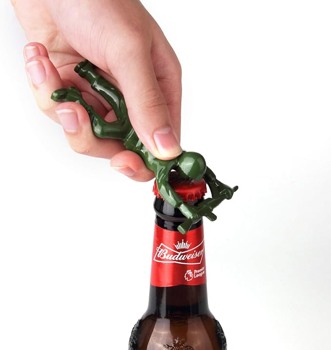 Creative 3D Army Man Bottle Opener, Unique Easy Opening Bottle Opener - Image 3