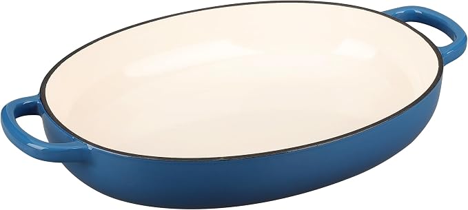 EDGING CASTING Enameled Oval Cast Iron Dutch Oven Pot - Image 5