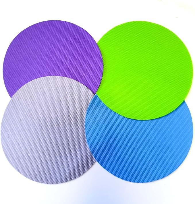 4pcs Rubber Jar Opener Bottle Gripper Non Slip Pad Multi-function Can Opener by Deofun