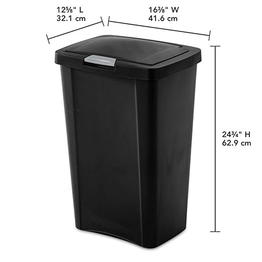 Sterilite 4 Pack Kitchen Trash Can - Image 3