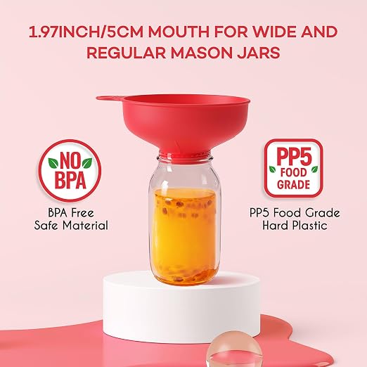 Pisol Wide Mouth Versatile Funnel, Canning Funnels - Image 6