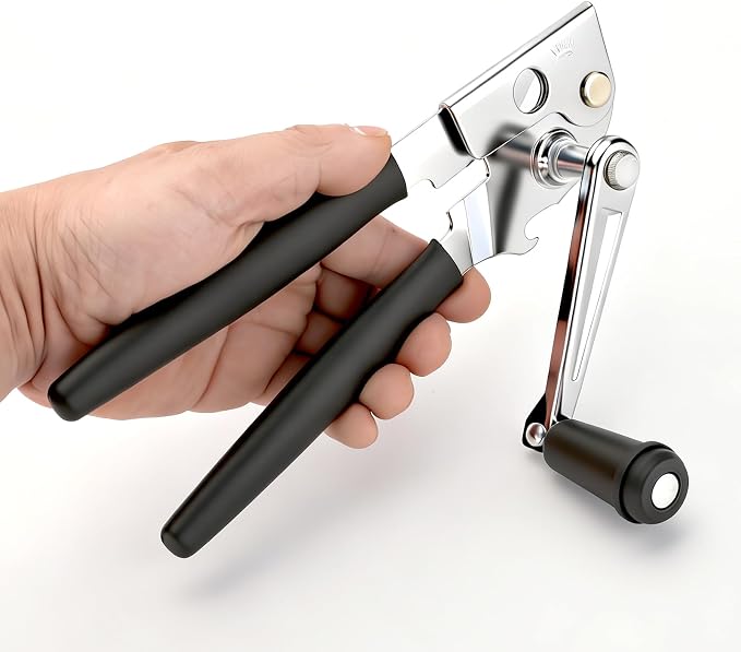 Manual Can Opener, Easy-Grip Hand Crank Can Opener - Image 7