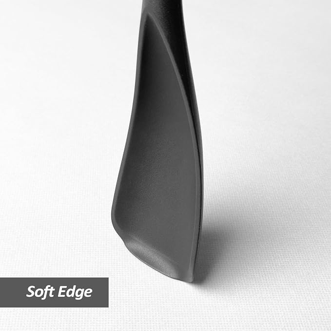 Cooking Spoon for Nonstick Cookwares, VOVOLY Silicone Spoon for Mixing - Image 6
