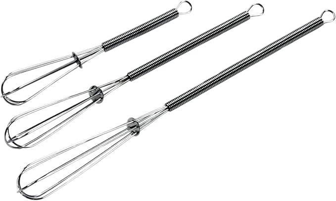 Chef Craft Classic Mini Sturdy Whisk, and 9 inch 3 piece set by ChefCraft