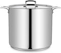 Stainless Steel Stockpot with Lid 24 Quart, Durable 18/8 Stainless Steel by Unknown