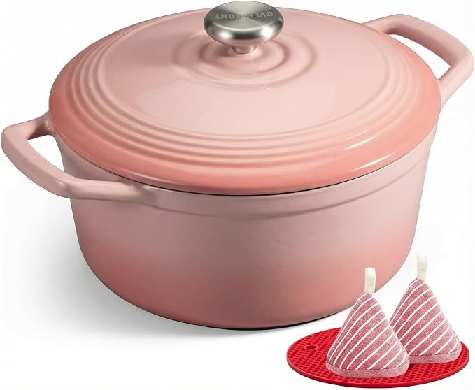 Overmont Enameled Cast Iron Dutch Oven by Overmont