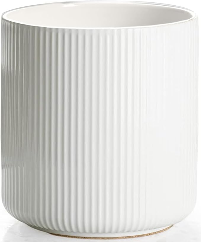 getstar Large Utensil Holder for Kitchen Counter, 5.6" Vintage Ceramic Utensils by Getstar