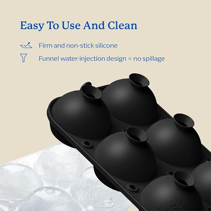 Samuelworld Premium Ice Tray Combo, Large Ice Sphere Maker & New Upgraded Ice - Image 5