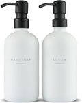 MaisoNovo Soap Dispenser 2-Piece Set | 16.9oz Clear Bottles by MaisoNovo-TheArtofSustainableLiving