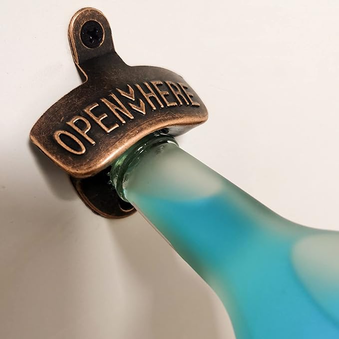 ZOOFOX 12-Piece Wall Mounted Vintage Metal Bottle Opener - Image 8