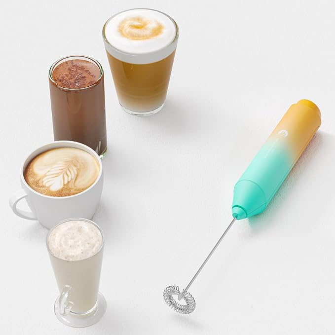 Powerful Milk Frother Handheld Foam Maker, Mini Whisk Drink Mixer - Image 3