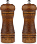 Pepper Mill - 5 inch Pepper Grinder Pepper Grinder Refillable Oak Salt and by Powstro