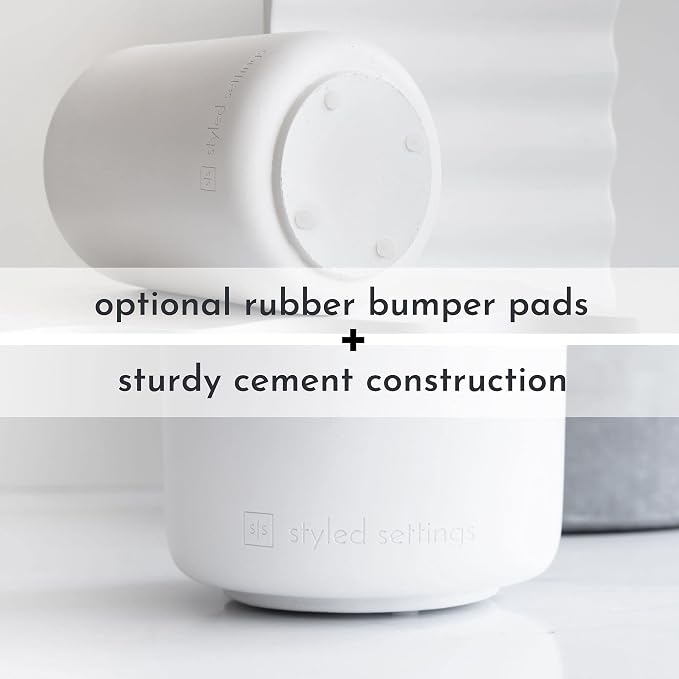 STYLED SETTINGS White Utensil Holder - Image 5