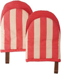 Folkulture Red Oven Mitts by FOLKULTURE