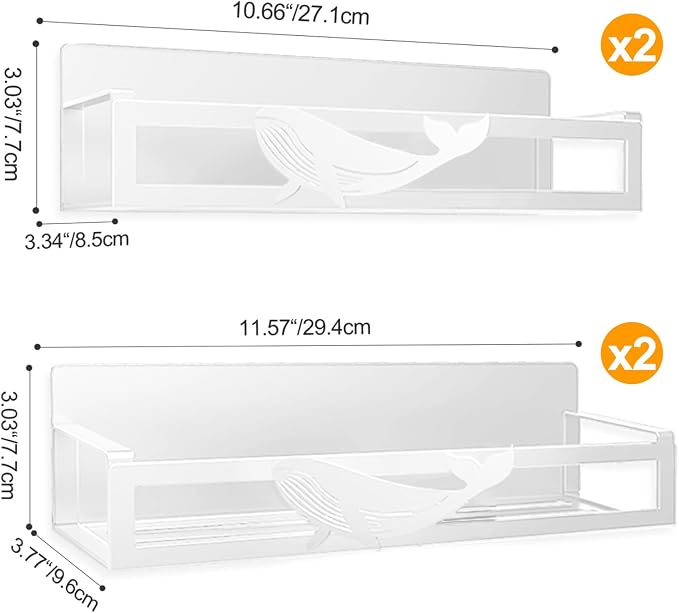 Magnetic Spice Rack for Refrigerator, Space Saving Magnetic Shelf for Fridge - Image 3