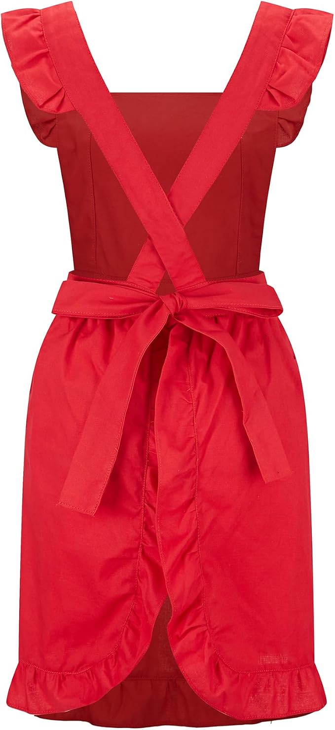 Hyzrz Retro Adjustable Ruffle Aprons - Image 2