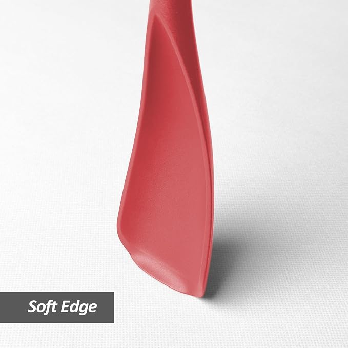 Cooking Spoon for Nonstick Cookwares, VOVOLY Silicone Spoon for Mixing - Image 5