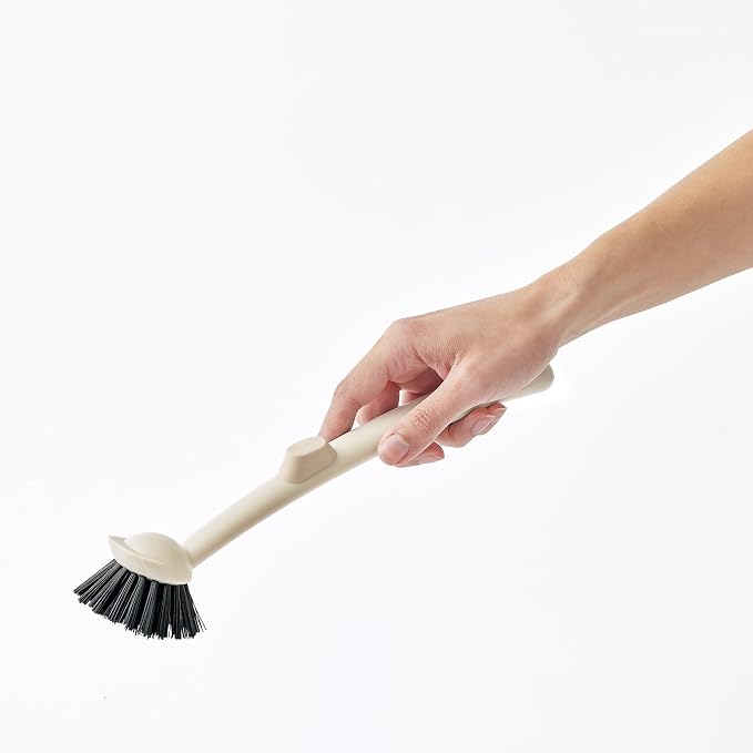 Earth & Mango Magnetic Dish Brush & Scraper, Snaps to Sink, Non-Scratch - Image 8