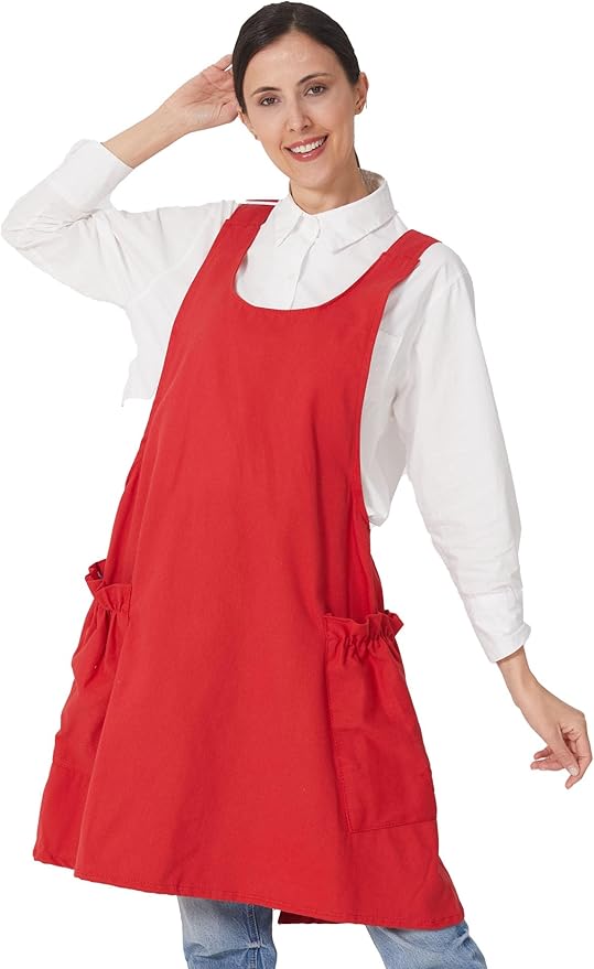 Cozy Adjustable Cross Back Aprons by APRONNER