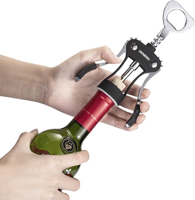 Beneno Wine Opener with Stainless Steel Wine Foil Cutter - Image 7