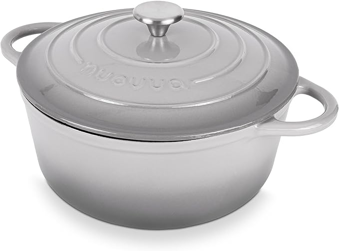 Nuovva Enamelled Cast Iron Dutch Oven Pot by Nuovva