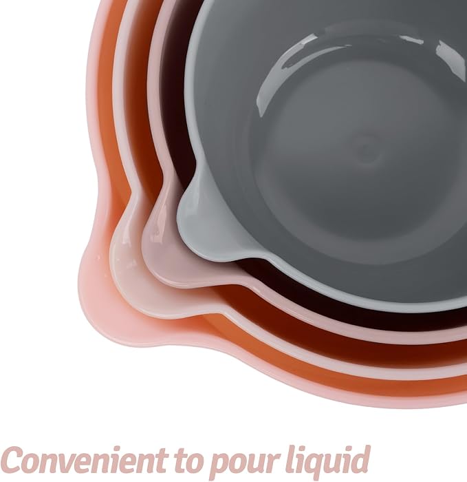 BoxedHome Nesting Plastic Mixing Bowl Set - Image 4