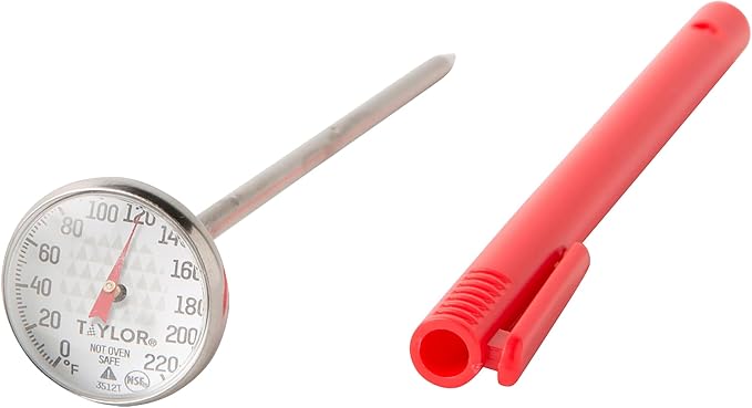 Taylor Instant Read Analog Meat Food Grill BBQ Cooking Kitchen Thermometer by Taylor
