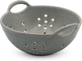 Matte Glaze Ceramic Berry Colander Bowl by Amitofo