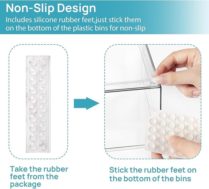 Vtopmart 4 Pack Baby Bottle Organizer Set, Stackable Storage Drawers Ideal - Image 8