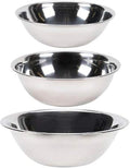Vollrath Set of 3 Mixing Bowls: 4-Quart, 5-Quart and 8-Quart by Vollrath