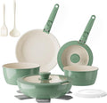 Redchef Ceramic Nonstick Pans and Pots Set, Ceramic Cookware Set by Redchef