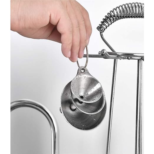 Metal Stainless Steel Funnel, Large Medium Small Funnel Set of 3, Food Grade - Image 7