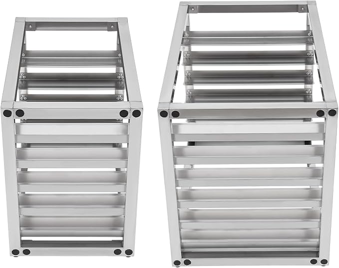 6 Tier Bun Pan Rack, Aluminum Bakery Rack - Image 4