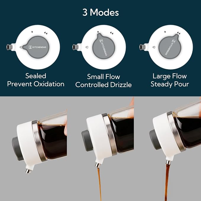 KITCHENDAO Precision Pour Glass Soy Sauce Dispenser - Image 2
