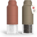 LARS NYSØM Salt and Pepper Grinder Set, Stainless Steel Manual Salt and Pepper by LN