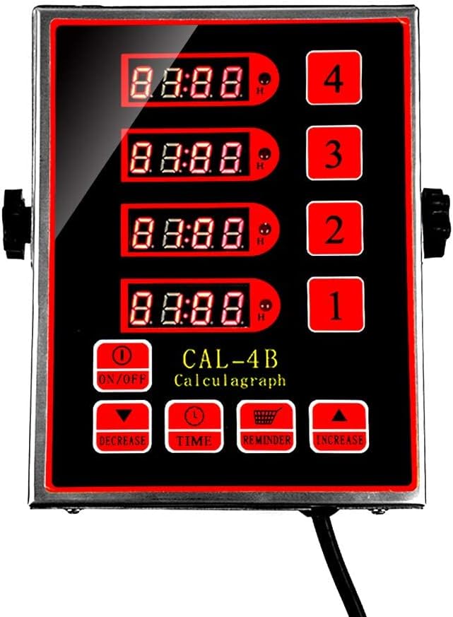 Commercial 4 Channel Kitchen Timers Digital Restaurant Timer Professional Multi by Unknown