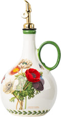 Ceramic Olive Oil Dispenser, 27 oz Floral Pattern Cruet by CABILON